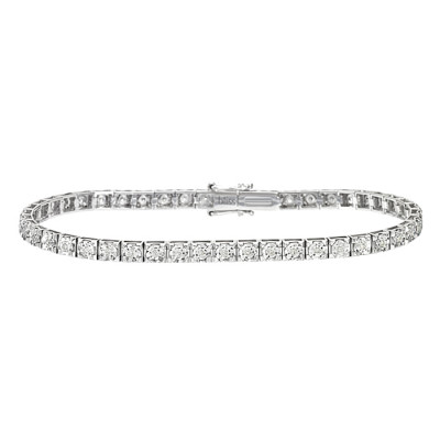 Bracciale Rugiada in Oro Bianco 18kt e Diamanti