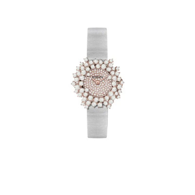 Orologio Mimosa in oro rosa e pavè diamanti