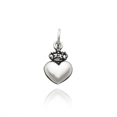 Charm Cuore con Corona