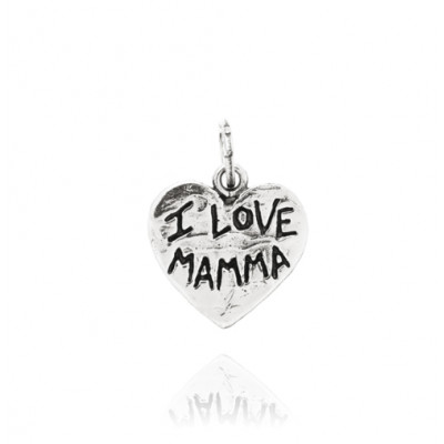 Charm Cuore I love Mamma